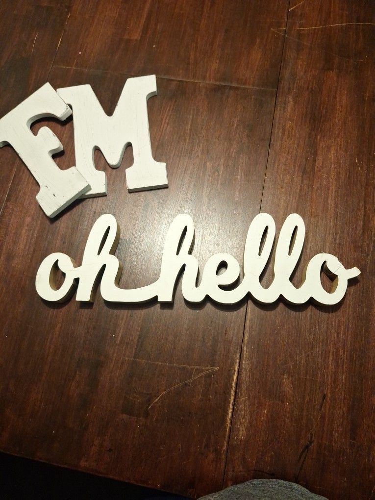 Home Decor/Wooden Sign