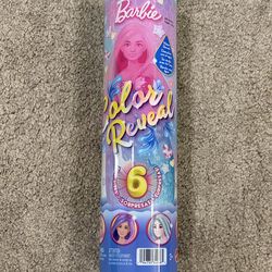 Barbie Color Reveal Mermaid Series Doll & Accessories with 6 Surprises, Color-Change Hair