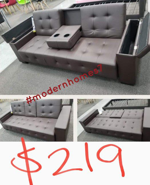 Sofa bed sleeper couch futon with storage