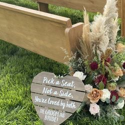 Wedding Pick A seat Sign