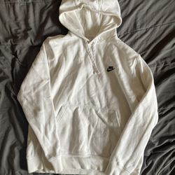 White Nike Hoodie 