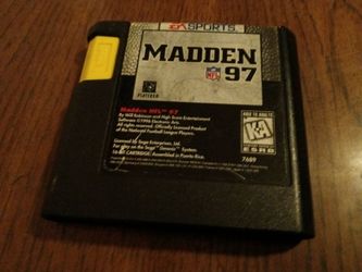 Madden 97 Sega Genesis