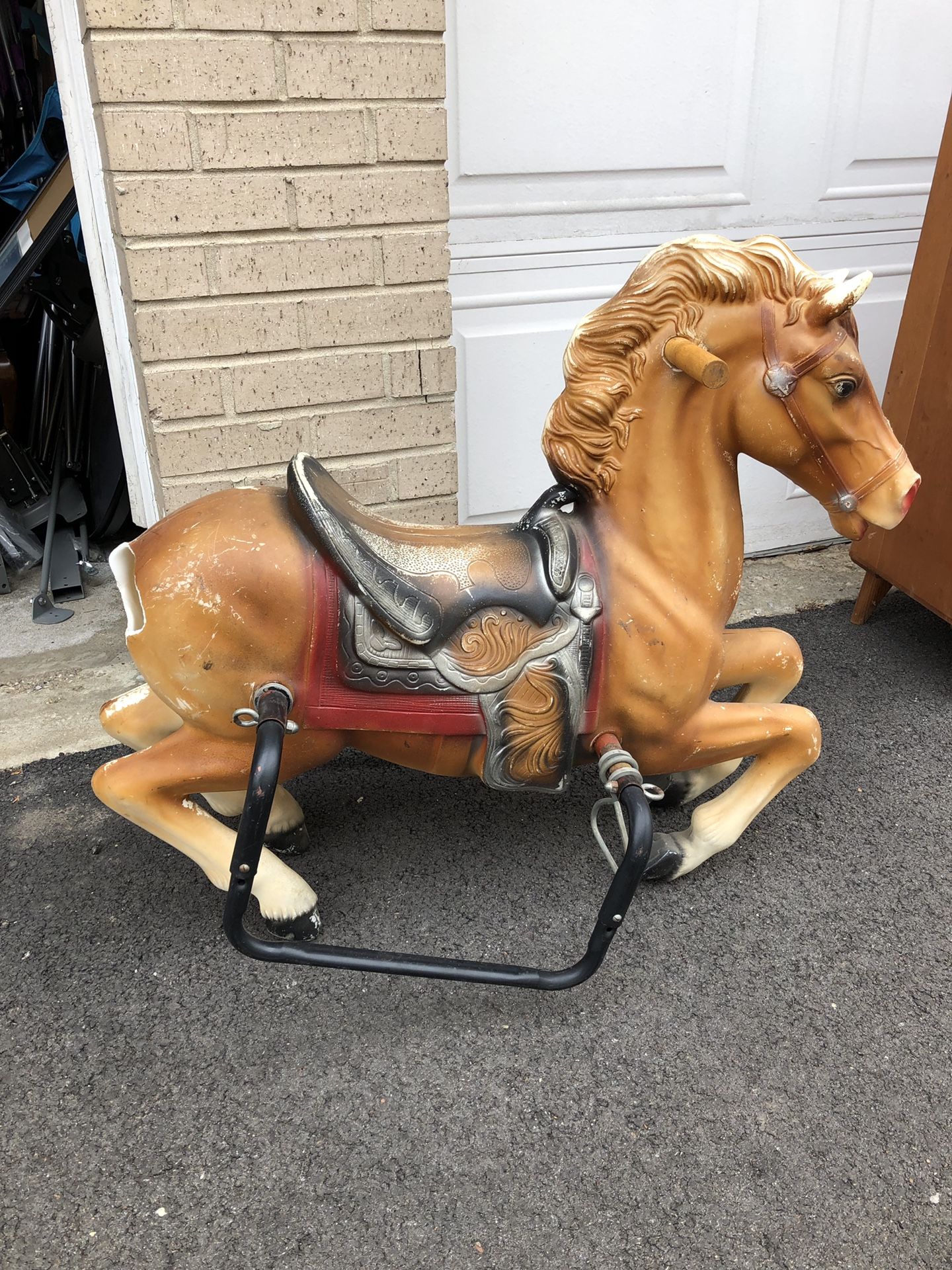 Vintage 1950 Blazon 70 rocking horse