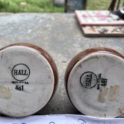 Bean pot/crock mini  brown