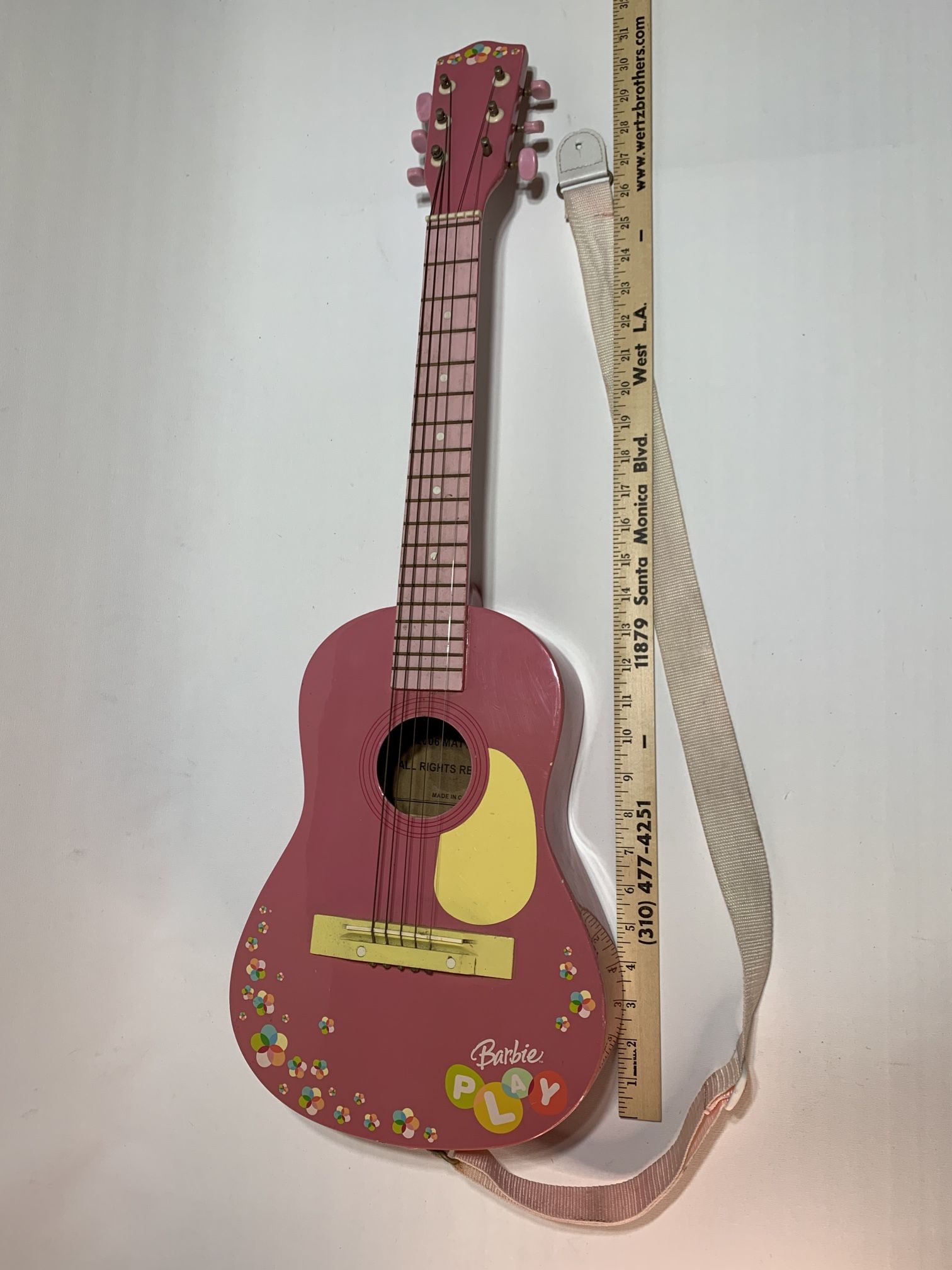 Mattel Barbie Guitar Kids Playing Vintage 2006 Pink for Sale in
