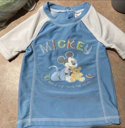 Mickey Mouse Swim Shirt 24 Months