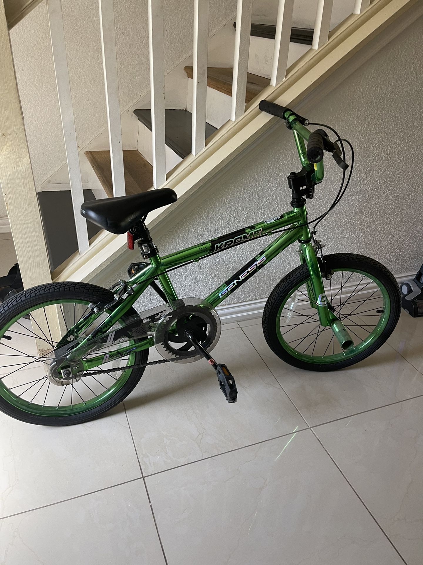 Bmx Bike Green Genesis Bike Genesis 18