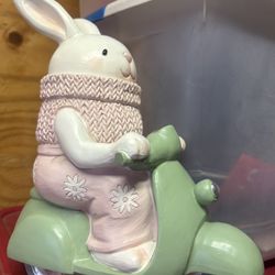 Easter Bunny On A Bike