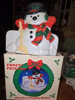 Snowman Napkin Holder 