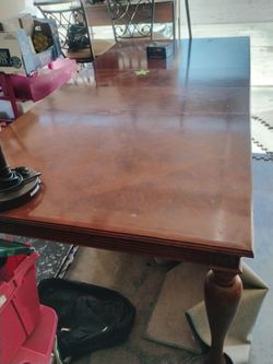 Cherry wood dining table