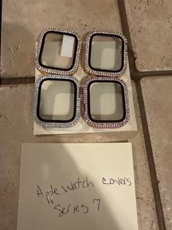 Apple Watch Case Covers Series 7 Rhinestone Protective Frames 45mm
