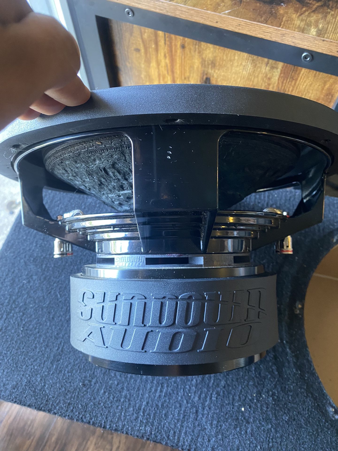 12 Inch Sundown Audio SA-12 Classic In Ported Box And Sundown Bass Knob