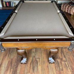 7ft Brunswick Pool Table With Everything! Delivery And Set Up Included 