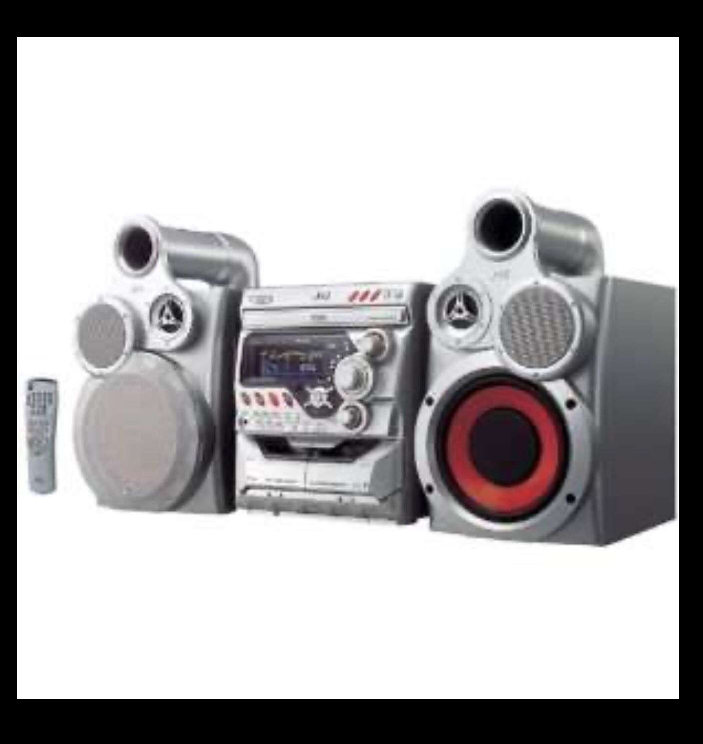 Badass, Badass, Bass! bout this g uy. Ultimate bass compact JVC MX GT80 Gigatube Stereo system, sells for $700-$900, pre-owned on various sites. $150