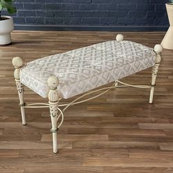 Vintage Painted Decorative Metal Bench or Stool, c.1960’s
- Delivery Available