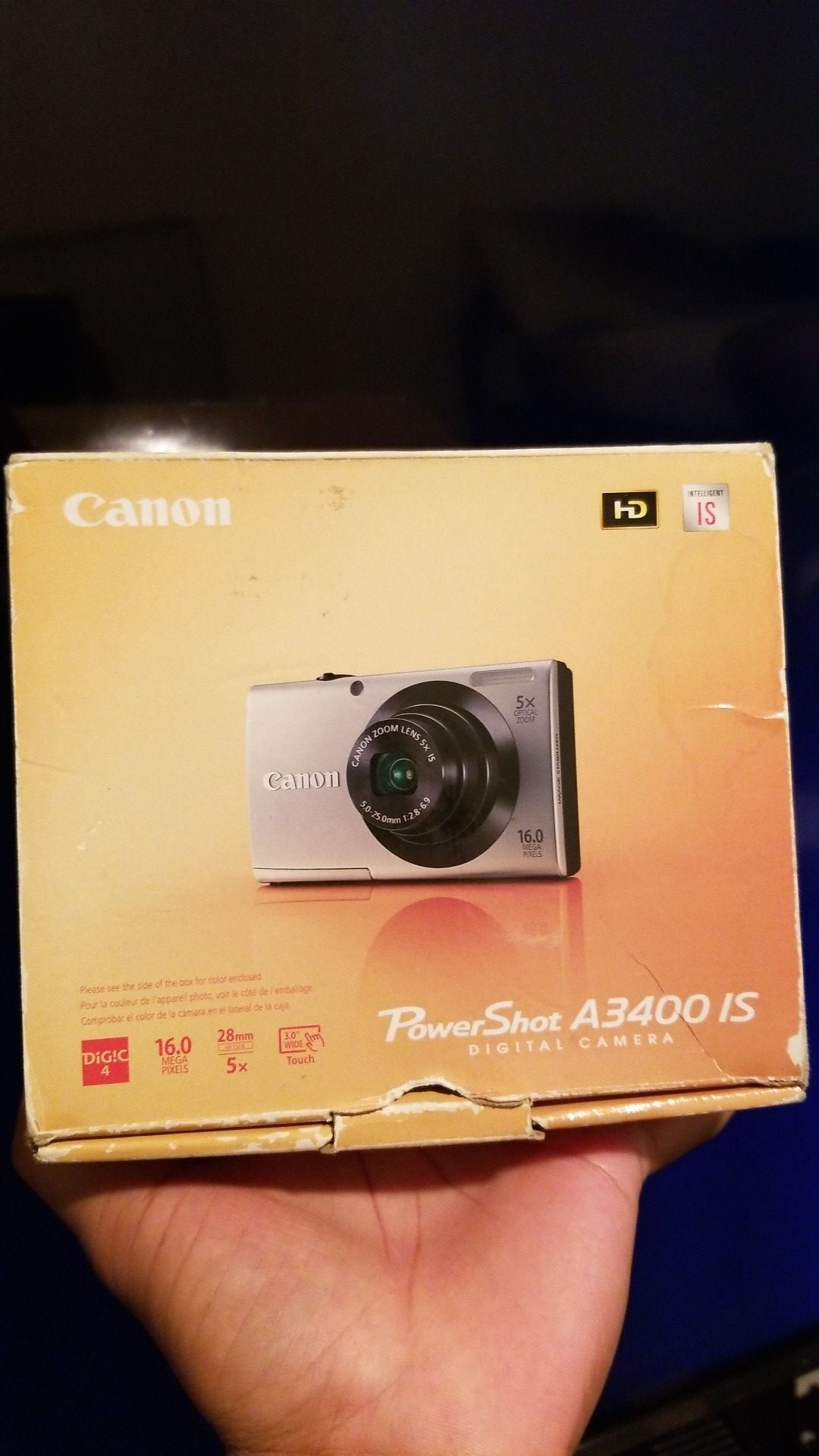 Canon Powershot A3400 IS digital camera