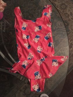 Hello kitty bathing suit size 5 girls