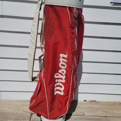 Wilson Nylon Red Golf Bag 3-Way Divider 