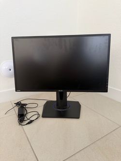 ASUS Monitor with Stand & Power Adapter – Black