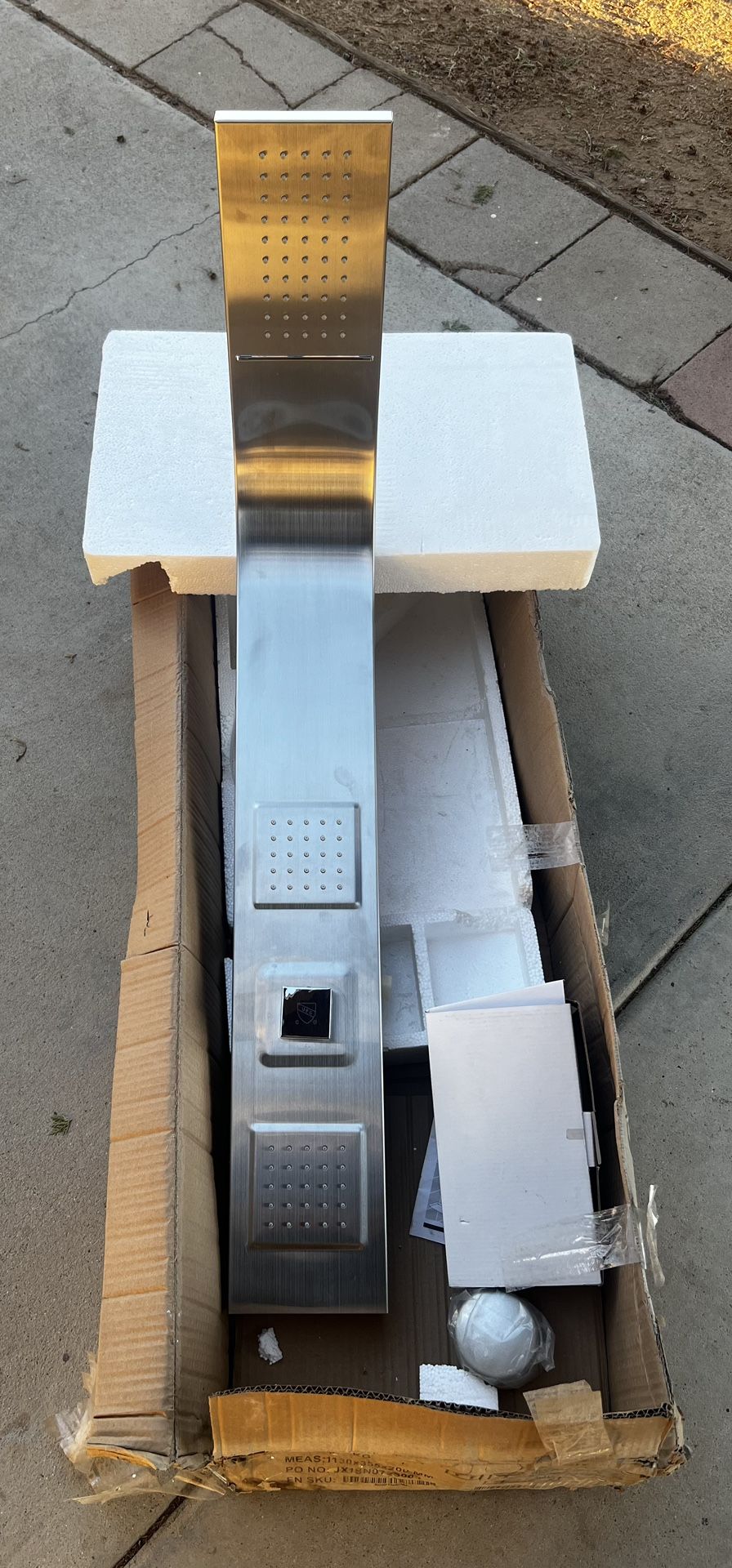 39 In.   2Jets Easy Connect Shower Panel 