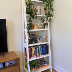 Bookshelf - White, 6-Tier, & Freestanding