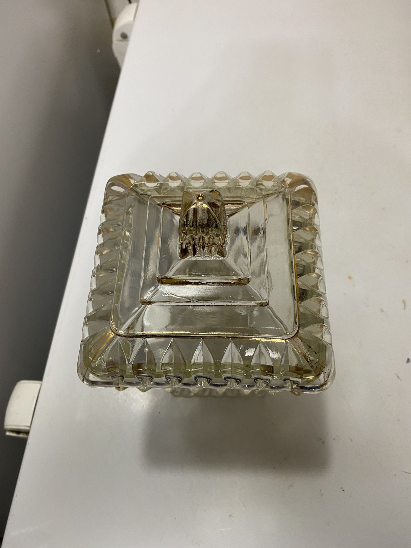 Vintage Glass Candy Dishes With Lids. $25. Each.