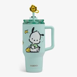 Igloo Pochacco Tumbler with Straw and Handle