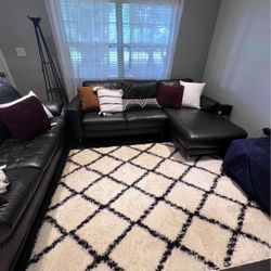 Black Sectional & Couch!