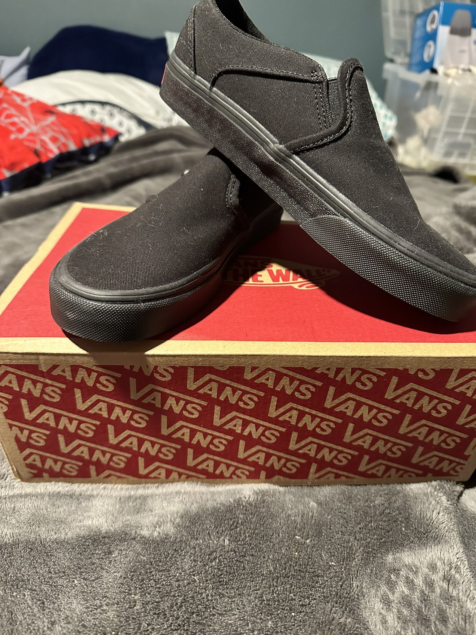 Black Canvas Vans