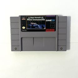Nigel Mansell's World Championship Racing (Super Nintendo, 1991 SNES) Cart Only