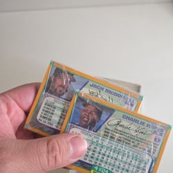 1993 Duracell Power Players Series II baseball cards. 