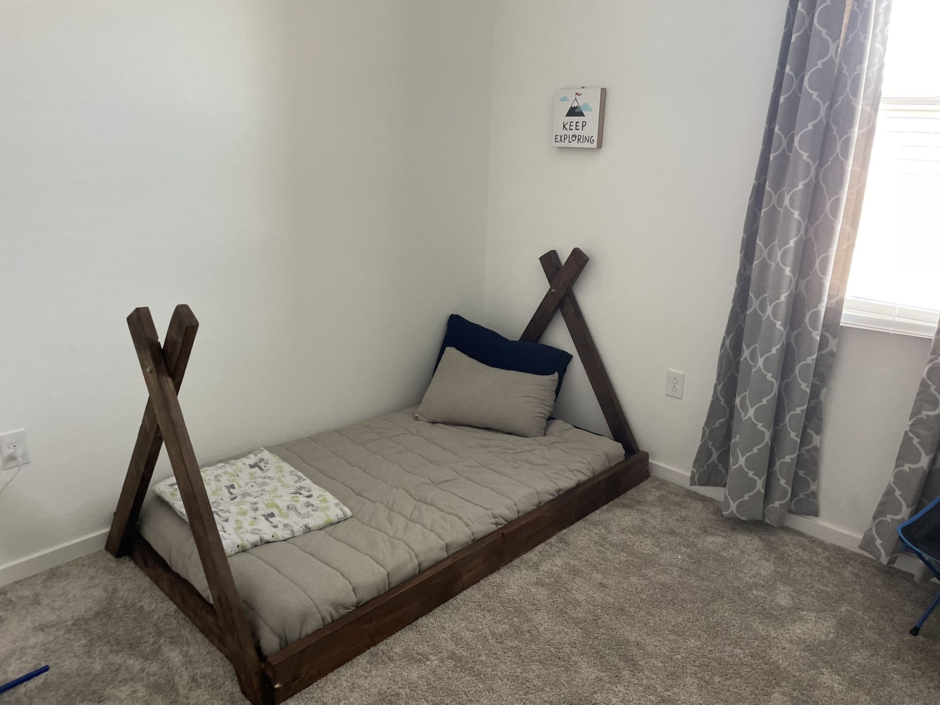 Toddler Twin Size Tipi Bed Frame. 