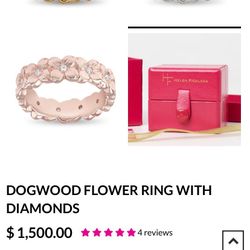 Helen Ficalora Dogwood Flower Ring 