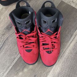 Red And Black Jordan 6s 