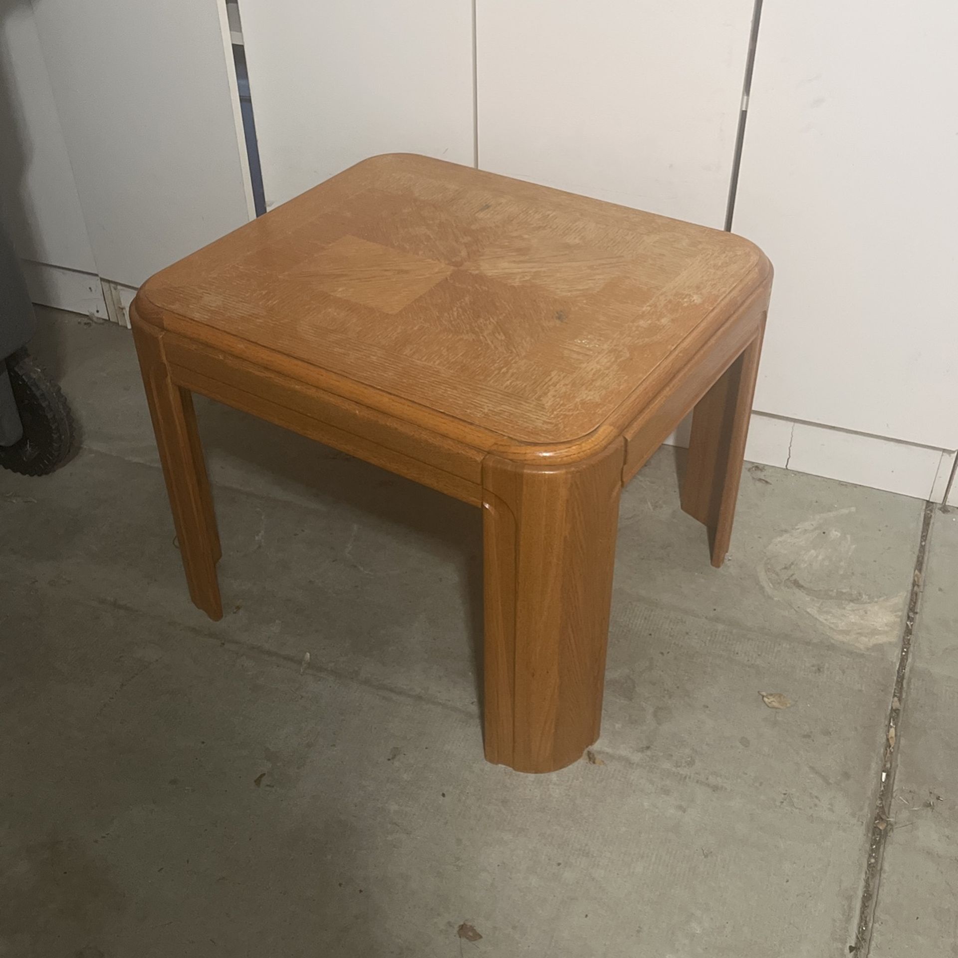 Wooden End Table