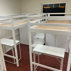 Double loft bunk bed