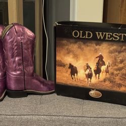 Purple Cowgirl Boots