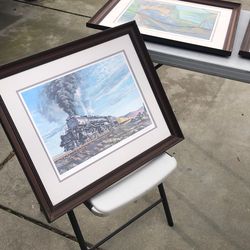 Theodore Xaras Train Artwork