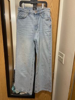 BDG Light Wash Wide Leg Jeans