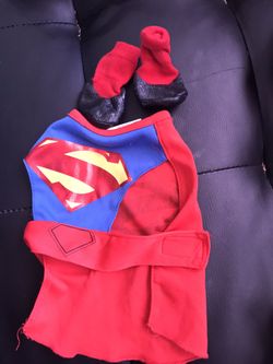 Superman T-shirt for dog
