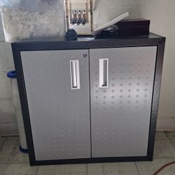 2 Shelf Heavy Duty Metal Cabinet