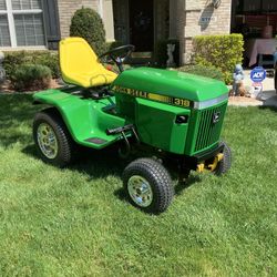 John Deere 318 Riding Mower Lawn Tractor Restored In 2023