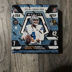 2025 Mosaic Football Mega Box Walmart/best Buy Version 