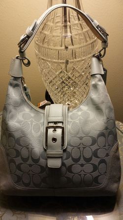 Coach signature hobo