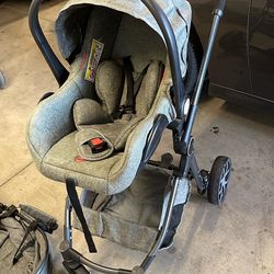Baby Car Seat And Basanet