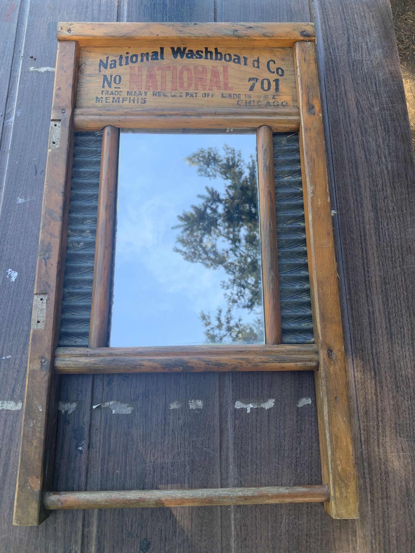 Washboard Mirror 