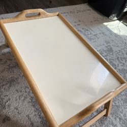 Set of 2 Vintage-Inspired Folding Breakfast Trays – Perfect for Bed, Couch, or Cozy Mornings!