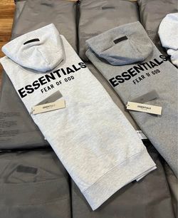 Essential hoodies (Light Oatmeal, Dark Oatmeal, black)
