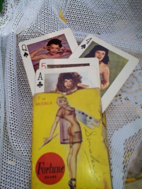 1950's porn playing cards