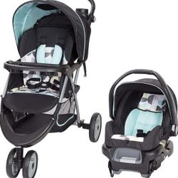 Baby Trend EZ Ride 35 Travel System, Doodle Dots